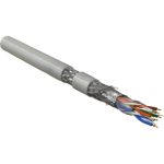 Кабель Hyperline SFUTP4-C5E-P26-IN-LSZH-GY-305 (305 м) витая пара, экранированная SF/UTP 236293 (артикул 19566252) – фото 1