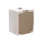 Розетка открытой установки 2П+З IP54 16А TDM Вуокса SQ1803-0007 (артикул 15516540) – фото 1