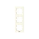 3-ая рамка Panasonic вертикальная крем Karre Plus WKTF0813-2BG (артикул 21566998) – фото 1