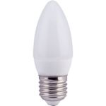 Светодиодная лампа Ecola candle LED 6,0W 220V E27 4000K свеча композит 101x37 C7LV60ELC (артикул 22441671) – фото 1