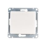 1-клавишный механизм выключателя Schneider Electric скрытой проводки Glossa 10А IP20 1 10AX перламутр GSL000611 (артикул 18125443) – фото 1