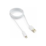 Кабель Гарнизон USB A(M) - Lightning, 1.8м, белый GCC-USB2-AP2-6-W (артикул 16249534) – фото 1