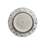 Потолочный встраиваемый светильник Спутник прозрачный/хром GX53 DECOR P Clear/Chrome (артикул 20889723) – фото 1