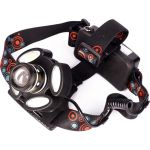 Налобный фонарь Ultraflash UF38024LED (аккумулятор 3,7В, черный, 5LED, 5 Вт, фокус, 2 ак. 4 режима, бокс са) 14685 (артикул 20662360) – фото 1