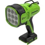 Аккумуляторный светодиодный фонарь-прожектор GreenWorks G24SL, 24V, без АКБ и ЗУ ч3401207 (артикул 21584806) – фото 1