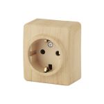 Розетка ЭРА 11220411, 2PE, Schuko, со шторками, 16A, 250В, IP20, ОУ, Эксперт Б0020690 (артикул 16134783) – фото 1