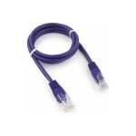 Патч-корд Cablexpert UTP PP12-1M/V кат.5e, 1м, литой, многожильный фиолетовый PP12-1M/V (артикул 15933213) – фото 1