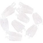 Защитный прозрачный колпачок для коннекторов RJ45 NIKOMAX 100шт NMC-RJBOOT55B-TR-100 (артикул 15896233) – фото 1