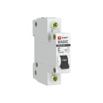 Автоматический выключатель EKF Basic ВА 47-29, 1P, 50А, C, 4,5кА, SQ mcb4729-1-50C (артикул 16040624) – фото 1