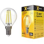 Светодиодная лампочка X-Flash XF-E14-FL-P45-4W-4000K-230V артикул 48014 (артикул 16530918) – фото 1