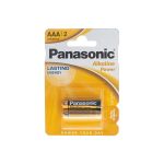 Щелочная батарейка LR03 AAA Alkaline 1.5В бл/2 Panasonic 5410853042907 (артикул 15545820) – фото 1