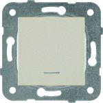 Выключатель Panasonic МОДУЛЬ 1кл с подсветкой, бронза Karre Plus 54850 WKTT0002-2BR-RES (артикул 16154691) – фото 1