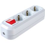 Колодка удлинителя 3-м с заземлением, с выключателем MAKEL MGP 211 (артикул 15476984) – фото 1