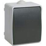 1-кнопочный выключатель IEK ФОРС наружный монтаж IP54 EVS13-K03-10-54-DC (артикул 15166332) – фото 1