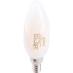 Лампа Gauss Filament, свеча, 9W, 590lm, 3000К, Е14, milky, диммируемая, LED, 1/10/50 103201109-D (артикул 16436750) – фото 1