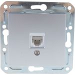 Одноместная телефонная розетка Volsten V01-15-F12-M, RJ -11 Magenta Argento, 10015 (артикул 15590822) – фото 1