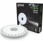 Кемпинговый фонарь Gauss модель GFL003 24LED 300lm 3xAA белый магнит и карабин LED 1/12/72 GF003 (артикул 18342403) – фото 1