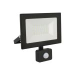 Прожектор Ultraflash LFL-3002S C02 черный LED с датчиком 230В, 6500К 13330 (артикул 15788877) – фото 1