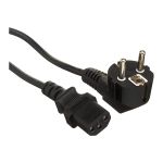 Кабель питания ExeGate Power PC-5P Евровилка угловая Schuko- С13 VDE-250V-3х0.75-CU 10A 5м 280665 (артикул 20333944) – фото 1