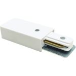 Коннектор шинопровода IN HOME прямой SC-1W-TL белый серии TOP-LINE 4690612029344 (артикул 16442115) – фото 1