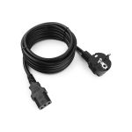 Кабель питания Cablexpert 3м, Schuko- C13, 3x1 кв.мм, черный, с заземлением, PC-186-1-3M (артикул 19561260) – фото 1