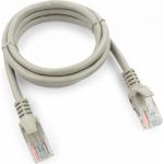 Патч-корд Cablexpert UTP PP12-1M кат.5e, 1м, литой, многожильный серый PP12-1M (артикул 15933141) – фото 1