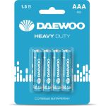 Солевая батарейка DAEWOO R03 Heavy Duty 2021 BL-4 5029361 (артикул 17371338) – фото 1