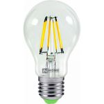 Светодиодная лампа IN HOME LED-A60-deco 9Вт 230В Е27 4000К 810Лм прозрачная 4690612008073 (артикул 15835198) – фото 1