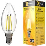 Светодиодная лампочка X-Flash XF-E14-FL-C35-4W-4000K-230V артикул 48649 (артикул 16530939) – фото 1