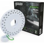 Кемпинговый фонарь Gauss модель GFL004 48LED 500lm 3xAA белый магнит и карабин LED 1/12/72 GF004 (артикул 18343015) – фото 1