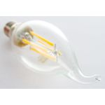Лампа Gauss Basic Filament, свеча на ветру, 4,5W, 420lm, 4100К, Е14, LED 1041125 (артикул 16436185) – фото 1