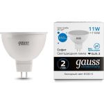Лампа Gauss Elementary MR16 11W 850lm 6500K GU5.3 LED 1/10/100 13531 (артикул 17426730) – фото 1