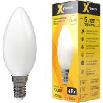 Светодиодная лампочка X-Flash XF-E14-FLM-C35-4W-2700K-230V, артикул 48496 (артикул 16530934) – фото 1