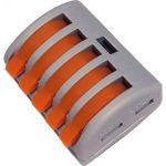Универсальная 5-и проводная клемма ELECTROVOLT 222-415 5 шт/упаковка EV-B222-415_5 (артикул 17620416) – фото 1