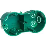 Установочная коробка IEK КМ40023 2 места d141х70x45 для полых стен UKG20-141-070-045-M (артикул 16528541) – фото 1