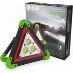 Автомобильный фонарь Gauss модель GFL802 15W 800Lm Li-ion 2400mAh LED 1/12/24 GF802 (артикул 18342895) – фото 1