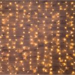 Гирлянда Neon-Night дождь (занавес) 1.5х1 м, прозрачный ПВХ, 96 LED тепло-белые, IP20 235-026 (артикул 15789497) – фото 1