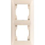 Двухместная вертикальная рамка Volsten V01-12-A22-M Magenta Crema, 9970 (артикул 15590986) – фото 1