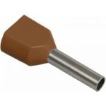 Наконечник-гильза IEK, НГИ2 1,5-8 коричневый 20шт UTE10-4-D2-4-100 (артикул 16460013) – фото 1