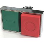 Головка двойной кнопки Briswik 22мм выступающая КМЕ 91С IP40 LAY4-BL84.BR (артикул 19645476) – фото 1