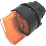 Головка переключателя Briswik 22мм 2 поз подсветка возврат КПЕ 31РЛ желтый IP40 LAY4-EK45.BR (артикул 19645326) – фото 1
