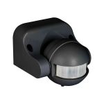 ИК датчик движения EKF, настенный 1200Вт 180гр до 12м IP44 MS-39b черный PROxima dd-ms-39b (артикул 16487009) – фото 1