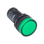 Лампа ANDELI AD16-22DS, LED, матрица, d22мм, зеленый, 24В, AC/DC ADL10-139 (артикул 17373222) – фото 1
