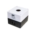 Корпус IEK, КП 101, 1-местный, белый, для кнопок, ИЭК, BKP10-1-K01 (артикул 15164599) – фото 1