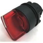 Головка переключателя Briswik 22мм 2 поз подсветка возврат КПЕ 31РЛ красный IP40 LAY4-EK44.BR (артикул 19644750) – фото 1