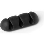 Фиксатор на 3 кабеля DURABLE до 5мм CAVOLINE CLIP 3, антрацит, 2шт./упаковка, 503937 (артикул 18093553) – фото 1