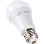 Лампа IEK LED A60, 9вт, 230В, 3000К, E27 LLE-A60-9-230-30-E27 (артикул 16459858) – фото 1