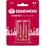 Алкалиновая батарейка DAEWOO LR 6 ENERGY Alkaline 2021 BL-2 5029750 (артикул 17371602) – фото 1
