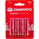 Алкалиновая батарейка DAEWOO LR 6 ENERGY Alkaline 2021 BL-4 5029781 (артикул 17371578) – фото 1