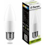 Светодиодная лампа FERON LB-970, 13W, 230V E27 4000K свеча 38111 (артикул 18248389) – фото 1